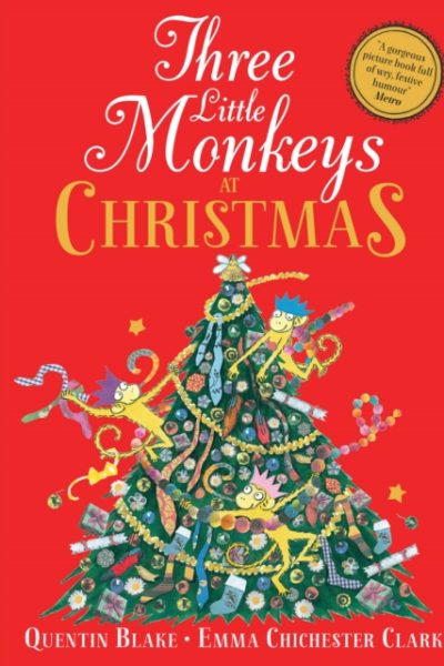 Three Little Monkeys at Christmas by Blake, Quentin