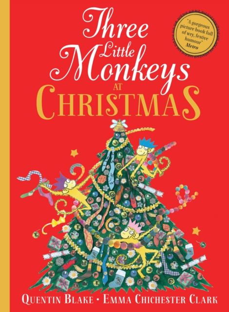 Three Little Monkeys at Christmas by Blake, Quentin