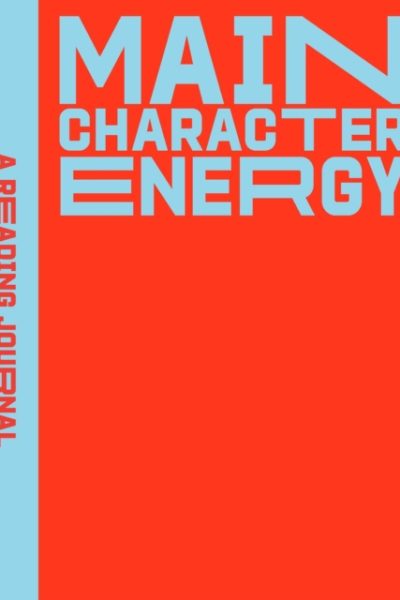 A Reading Journal: Main Character Energy : All about characters reading journal, Book review log, Track your reading progress, A5 Reading Log Notebook by Hearts Press, Sweet