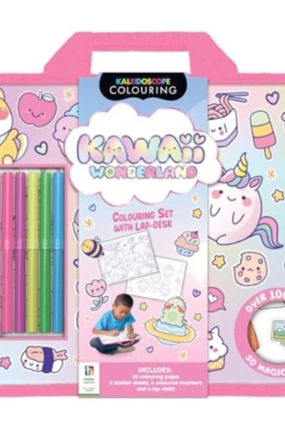 Kawaii Colouring Set with Lap Desk by Pty Ltd, Hinkler