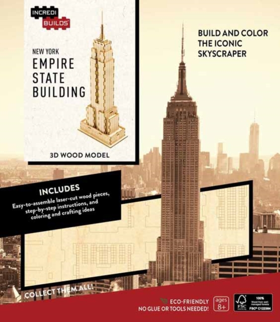 IncrediBuilds: New York: Empire State Building 3D Wood Model by Insight Editions