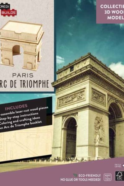 IncrediBuilds: Paris: Arc de Triomphe 3D Wood Model by Insight Editions