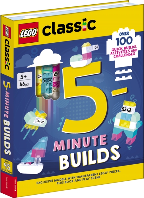 LEGO® Classic: 5-Minute Builds (with clear LEGO pieces, fold-out play scene and over 100 activities and challenges) by LEGO®