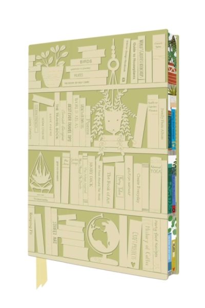 Georgia Breeze: Bookshelves Artisan Art Notebook (Flame Tree Journals) by Flame Tree Studio