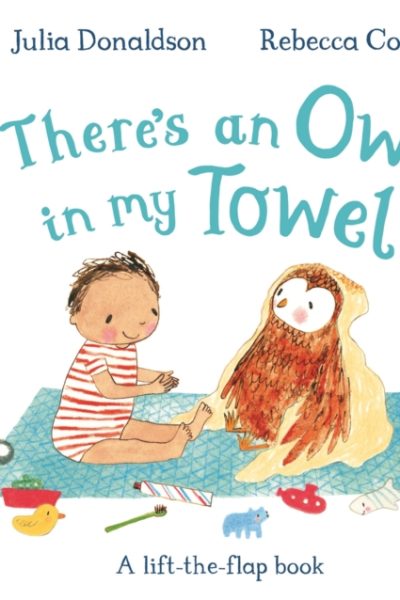 There's an Owl in My Towel : A lift-the-flap book by Donaldson, Julia